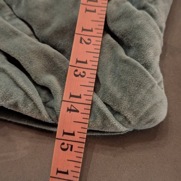 Sézane Large velvet cushion | Celadon - Picture 10 of 16